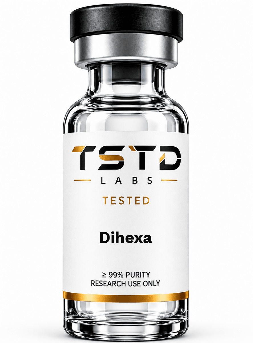 Dihexa research product artwork, labeled for research use only