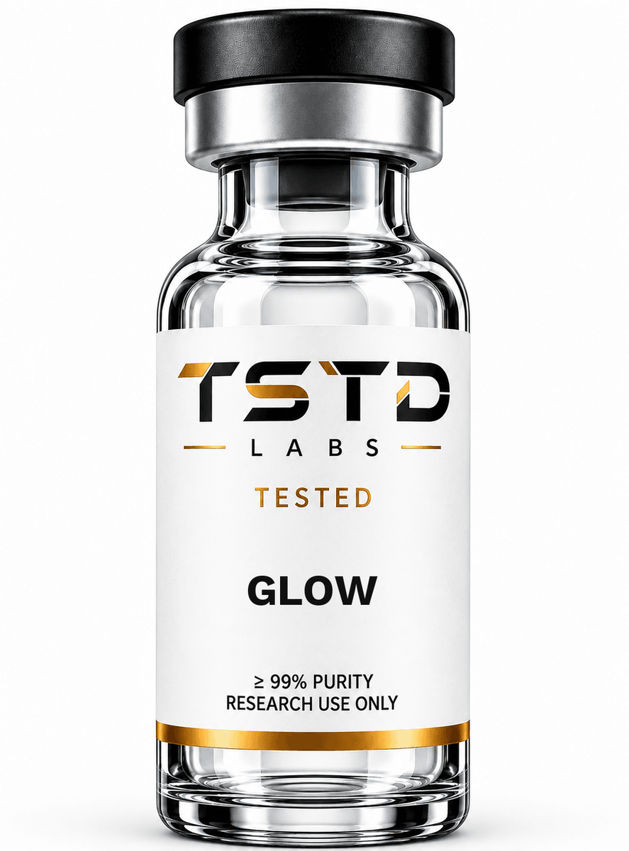 GLOW research product artwork, labeled for research use only