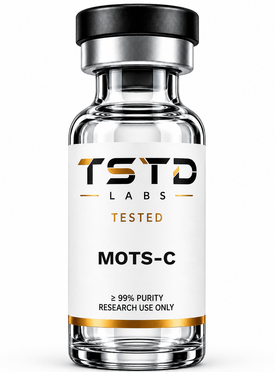 MOTS-C research product artwork, labeled for research use only